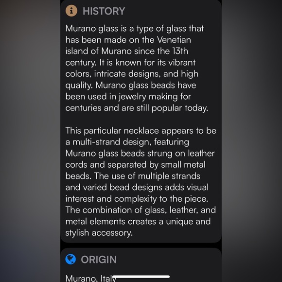 Murano Millefiore Multi-Strand Necklace - Picture 3 of 4